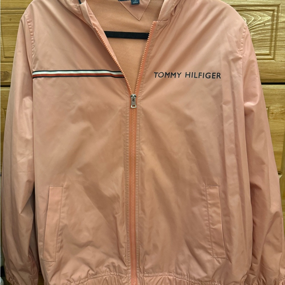 Tommy Hilfiger Light Pink Hooded Jacket